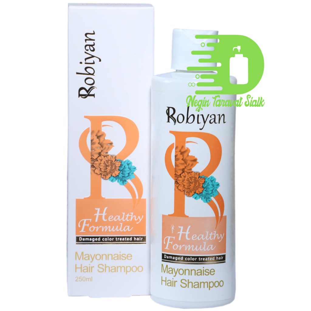 شامپو تثبیت کننده رنگ مو روبیان مدل مایونز