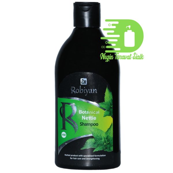 شامپو تقویت‌کننده و ترمیم‌کننده مو روبیان مدل گیاه گزنه