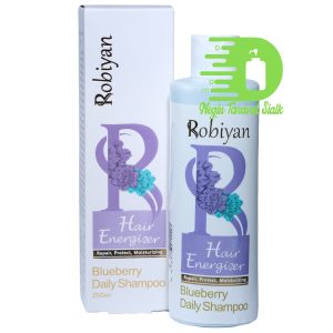 شامپو تقویت‌کننده و ضد ریزش مو روبیان مدل بلوبری