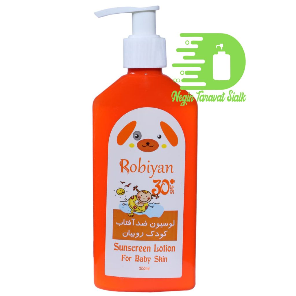 لوسیون ضد آفتاب کودک روبیان