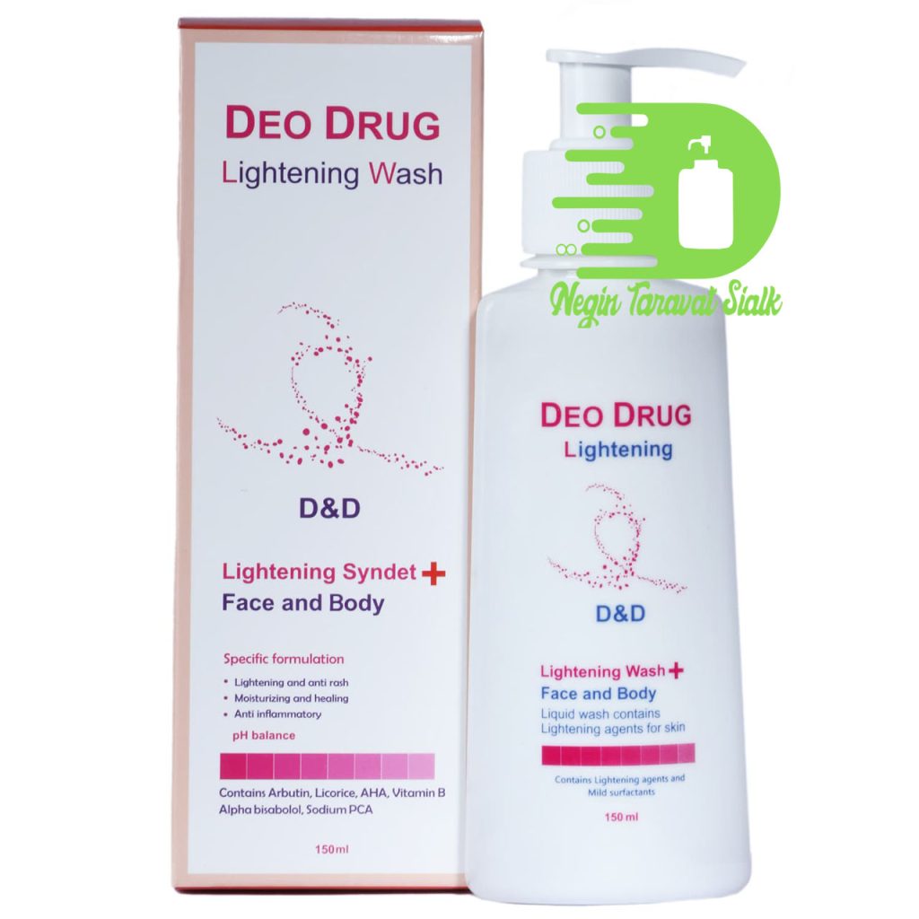 مایع شوینده روشن‌کننده پوست صورت و بدن دئودراگ