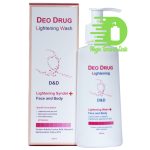 مایع شوینده روشن‌کننده پوست صورت و بدن دئودراگ