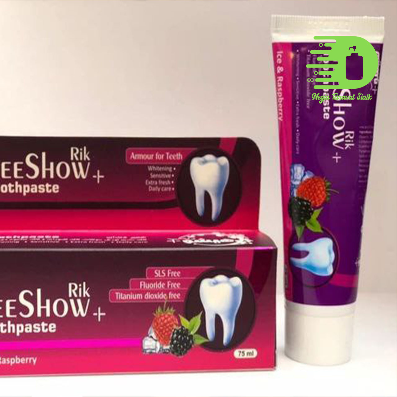 خمیر دندان روزانه هیشو ریک با طعم تمشک و نعنا خمیر دندان روزانه هیشو ریک با طعم تمشک و نعنا