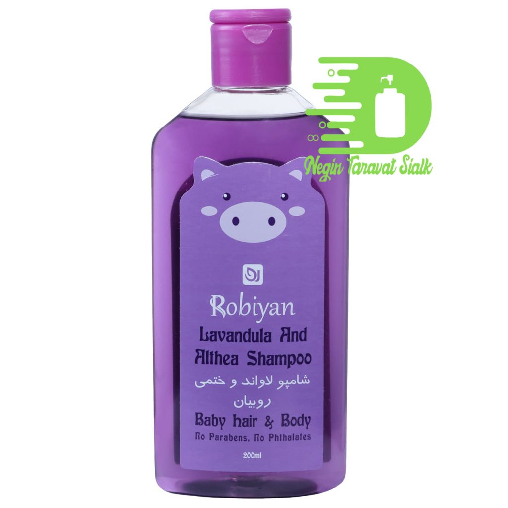شامپو کودک حاوی عصاره لاواند و ختمی روبیان